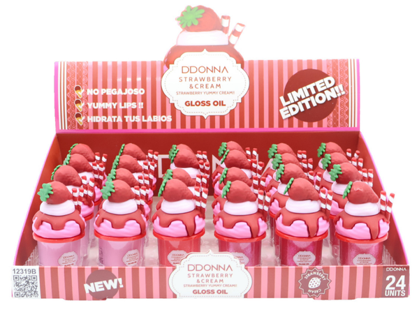 ACEITE LABIAL STRAWBERRY & CREAM DONNA (24)