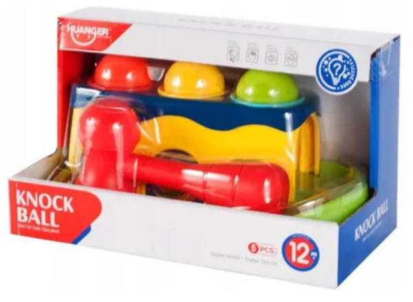 JUEGO BEBE MARTILLO BOLAS