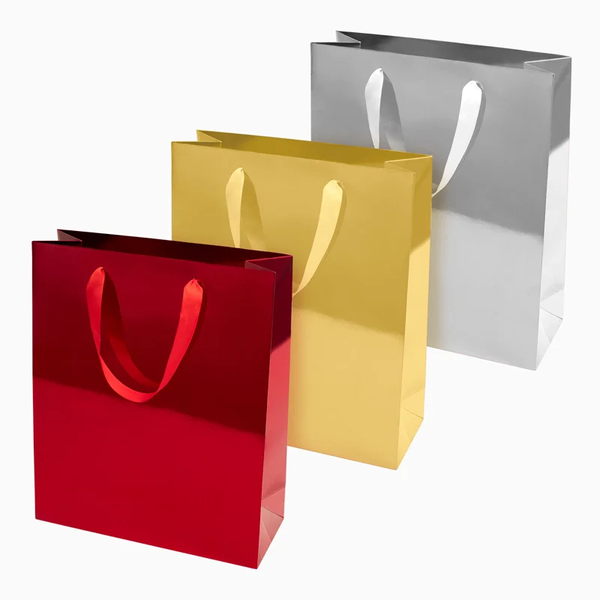 BOLSA REGALO NAVIDAD CHAROL 3COLORES (12)