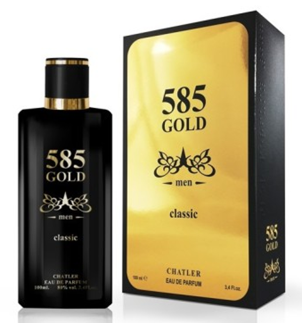 AGUA DE PERFUME CRO. CHATLER 585 GOLD 100ml