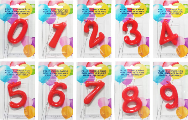 VELAS CUMPLEAÑOS ROJA (12)