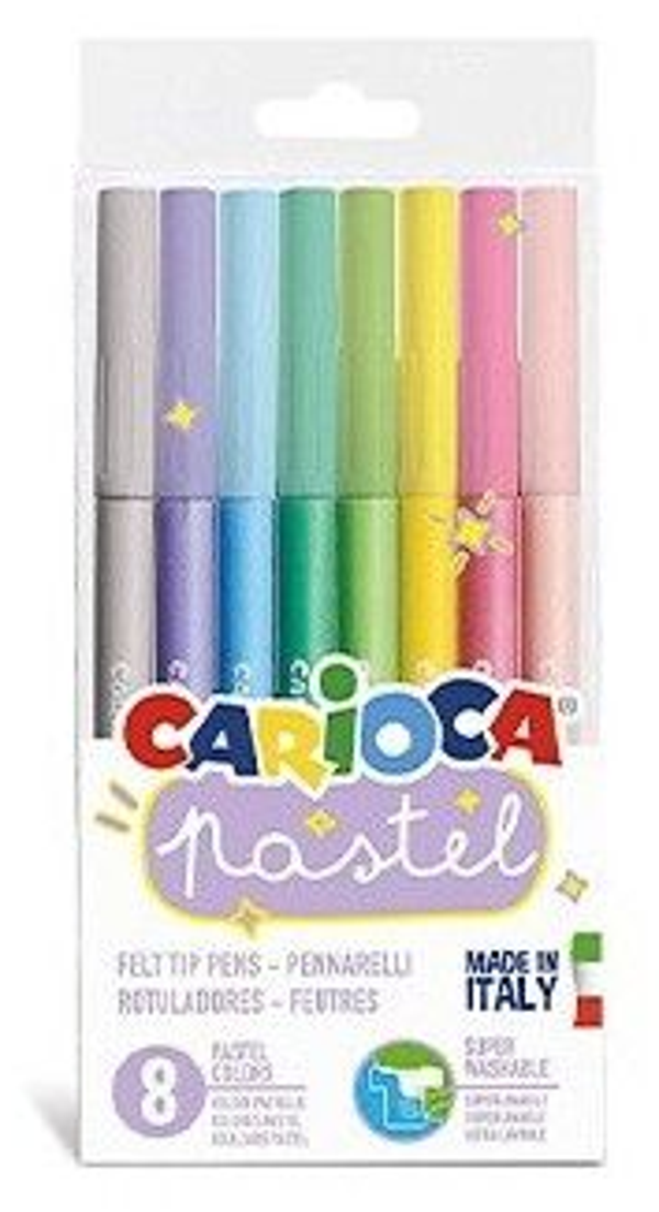 ROTULADOR CARIOCA PASTEL 8COLORES
