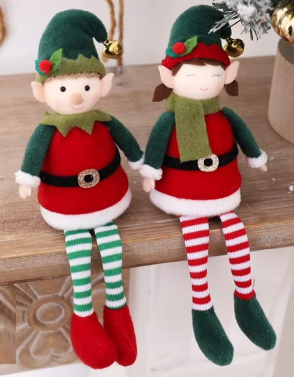 FIGURA ELFO NIÑO/NIÑA PELUCHE