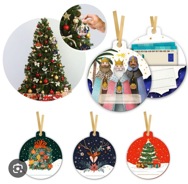 TARJETA BILLETERO COLGANTE NAVIDAD (48)