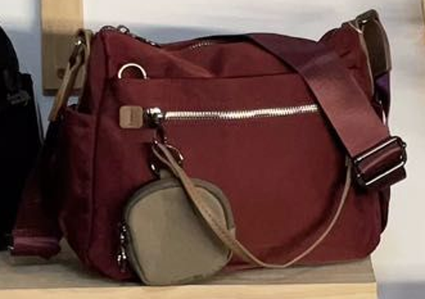 -BOLSO RECTANGULAR+MONEDERO LISO 29x19cm