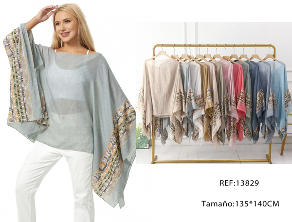 KAFTAN CORTO DECORADO