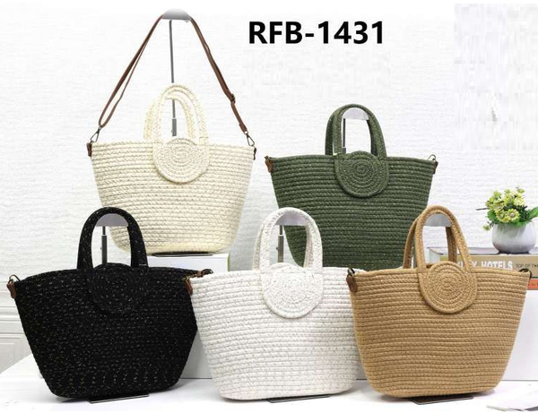 BOLSO CAPAZO MIMBRE 41x25cm