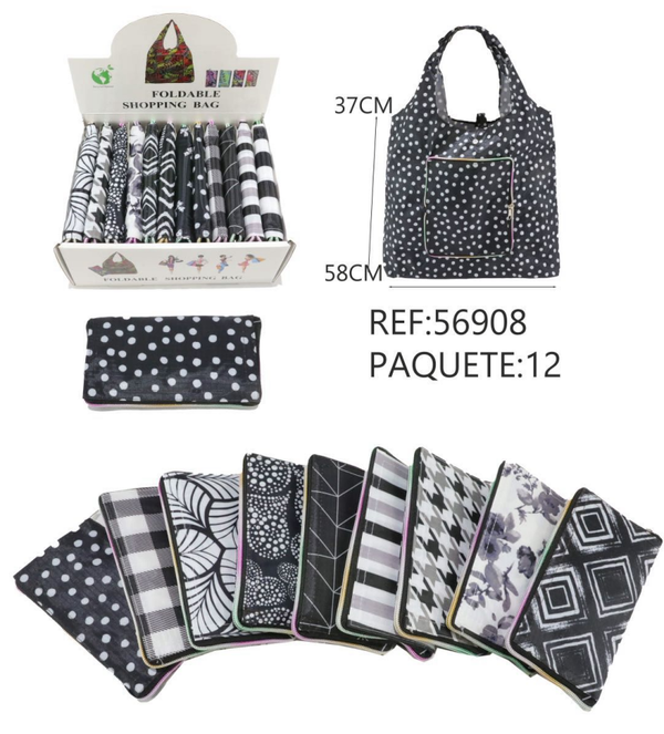 BOLSA COMPRA PLEGABLE CREMALLERA (12)