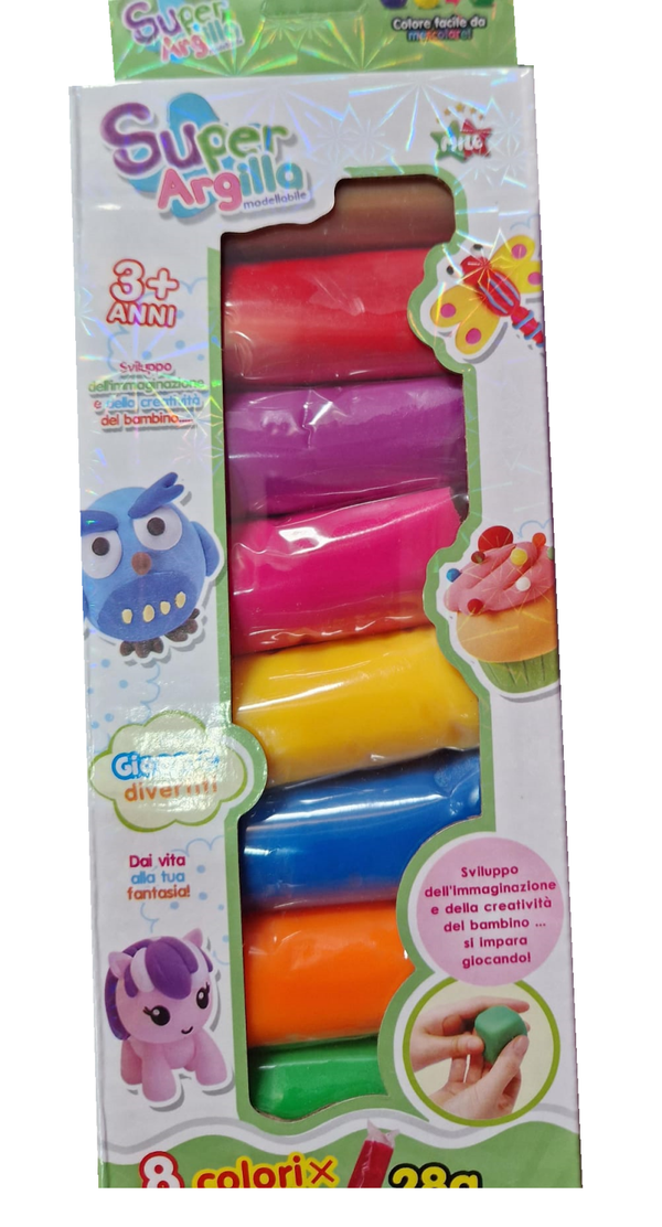 PLASTILINA BLANDA CAJA 8BARRITAS