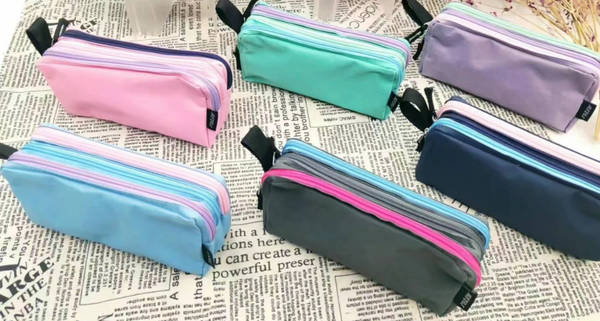 PLUMIER 3CREMALLERAS COLORES LISOS