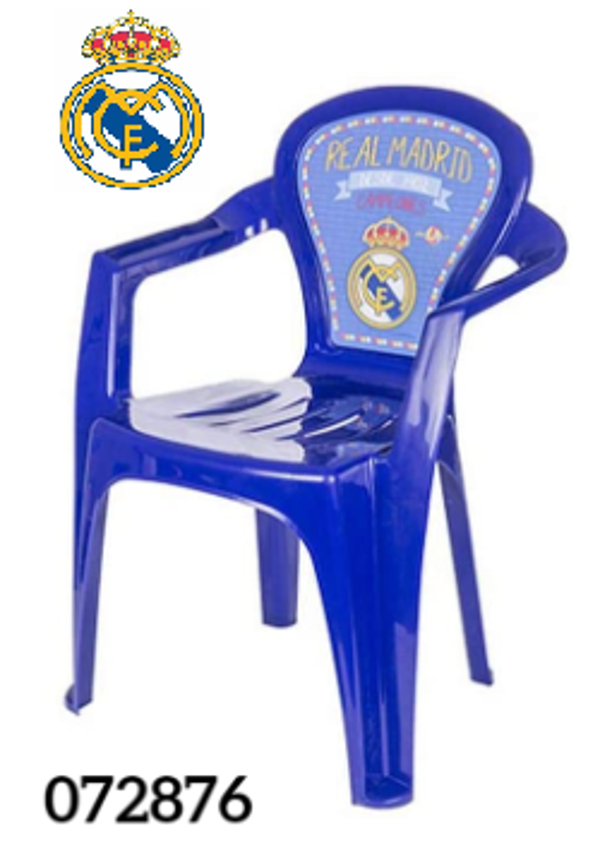 SILLA PLASTICO INF. REAL MADRID