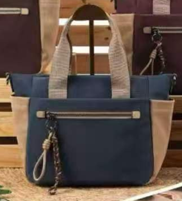 BOLSO MALETA BICOLOR 33x25cm