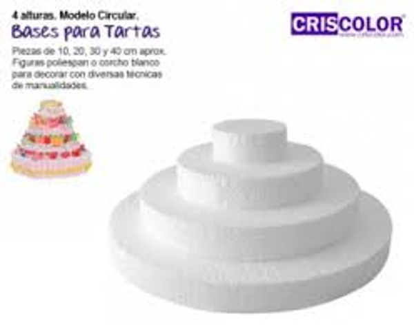 BASE TARTA CORCHO REDONDA 30cm