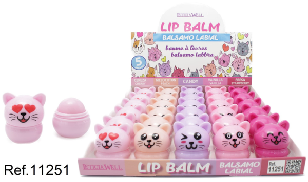 BALSAMO LABIAL SABORES GATITOS (30)