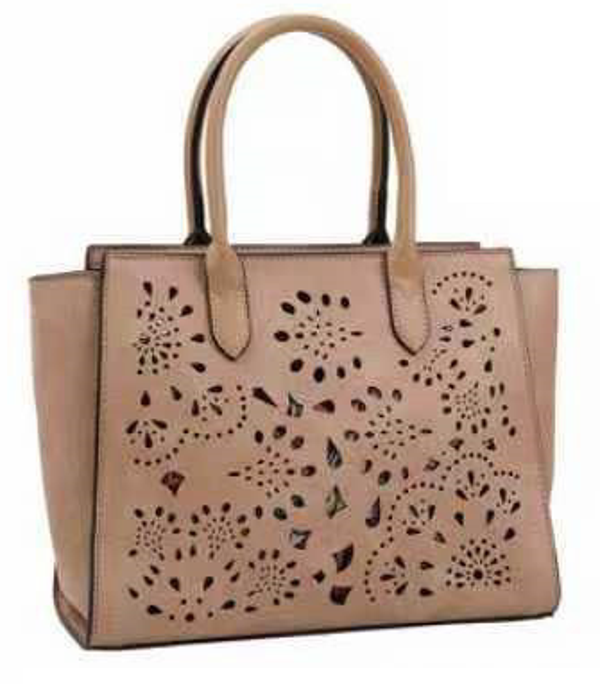 BOLSO RECTANGULAR MATERIAL REPUJADO 33x23cm