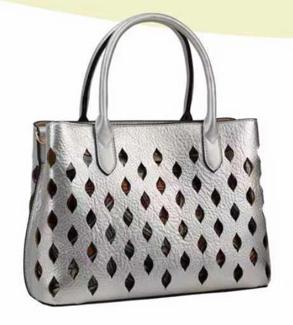 BOLSO RECTANGULAR MATERIAL REPUJADO 33x21cm