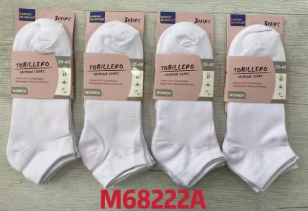 CALCETIN SRA. TOBILLERO BLANCO 3ud (4)