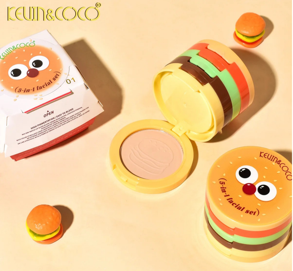 MAQUILLAJE FACIAL 5PISOS KEVIN & COCO