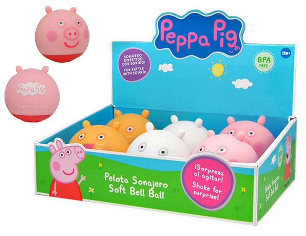 PELOTA SONAJERO SOFT PEPPA PIG (6)