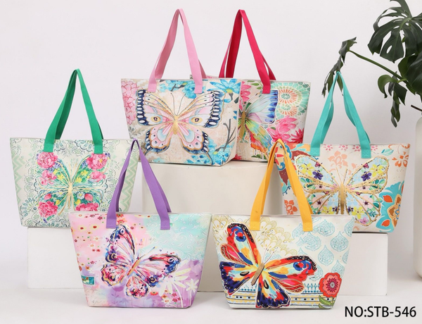 BOLSO PLAYA DECORADO 56x35cm