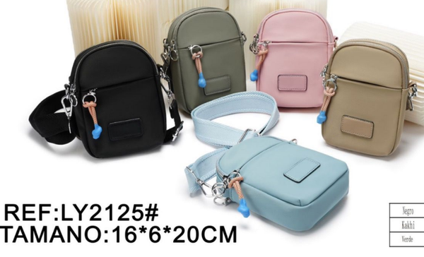 BOLSO PORTA MOVIL MATERIAL LISO 16x20cm