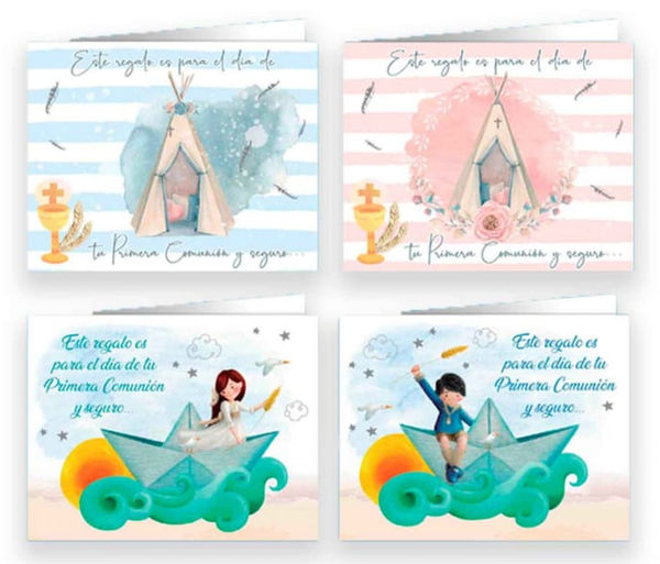 TARJETA BILLETERO PARA COMUNION (48)