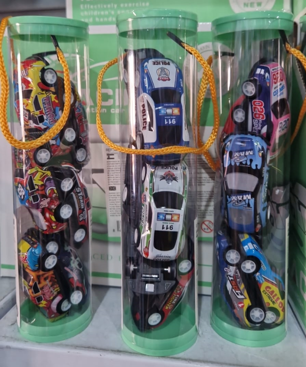 COCHES METAL 6ud TUBO