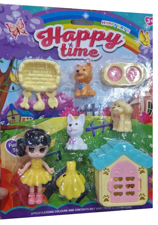 MUÑECA HAPPY TIME ACCESORIOS BLISTER