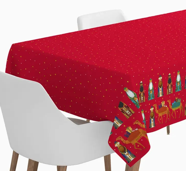 MANTEL NAVIDAD ROLLO ROJO DECO 1,2 x 5m