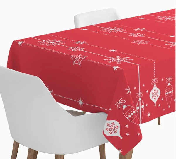 MANTEL NAVIDAD ROLLO ROJO DECO 1,2 x 5m