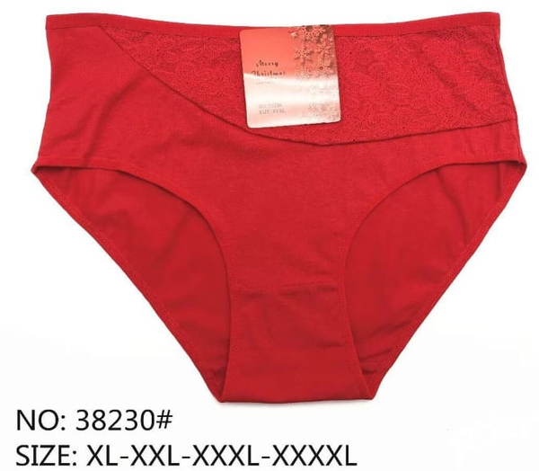 BRAGUITA SRA. ALGODON TALLE ALTO ROJA (24)