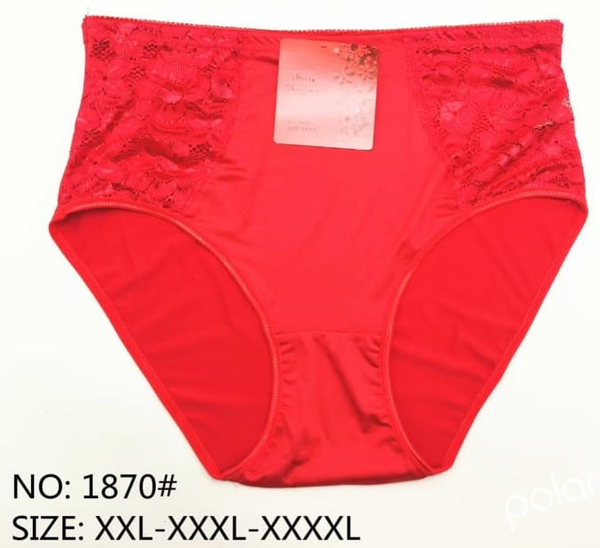 BRAGUITA SRA. ALGODON TALLE ALTO ROJA (24)