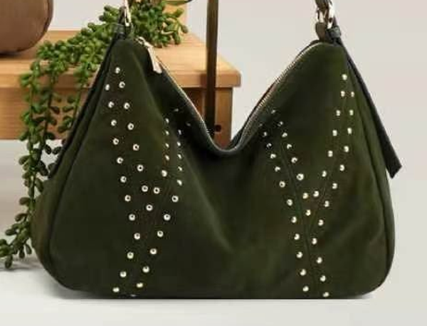 BOLSO SACO MATERIAL TACHUELAS 37x25cm