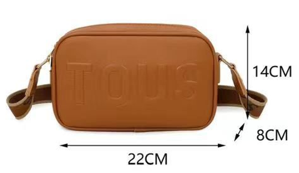 -BOLSO BANDOLERA GRABADO LISO 22x14cm