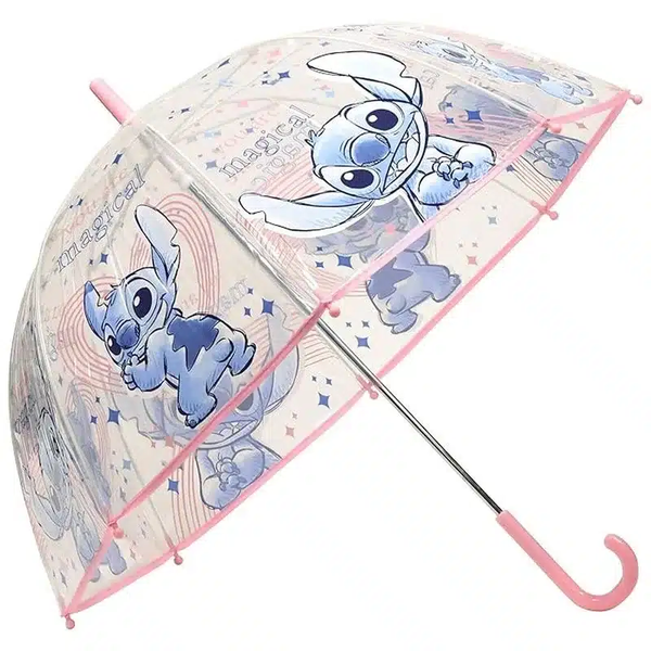 PARAGUAS INF. LILO & STITCH TRANSPARENTE
