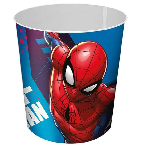 PAPELERA INF. PLASTICO SPIDERMAN