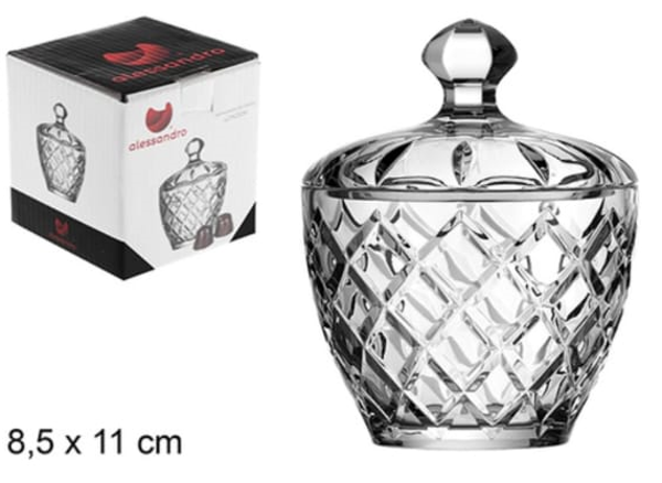 BOMBONERA CRISTAL LONDON 11cm
