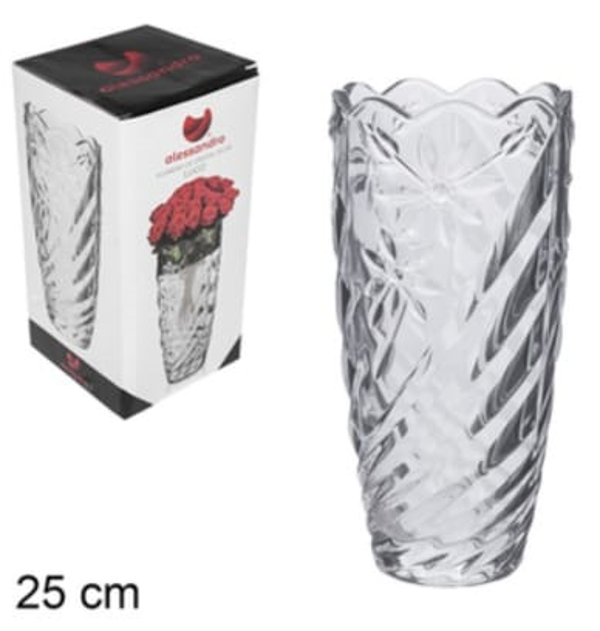 FLORERO CRISTAL LUGO 25cm