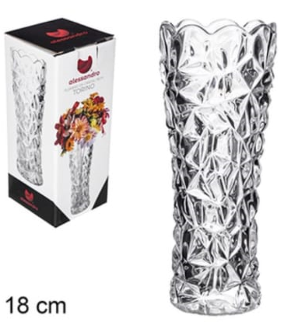 FLORERO CRISTAL TORINO 18cm