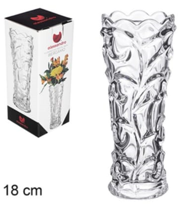 FLORERO CRISTAL BERGAMO 18cm