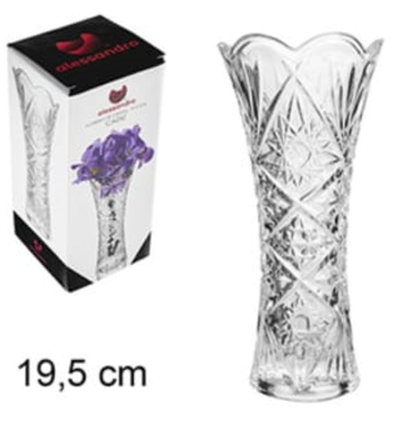 FLORERO CRISTAL CADIZ 19cm