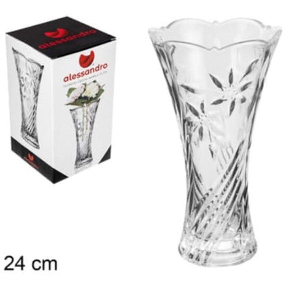 FLORERO CRISTAL MANILA 24cm