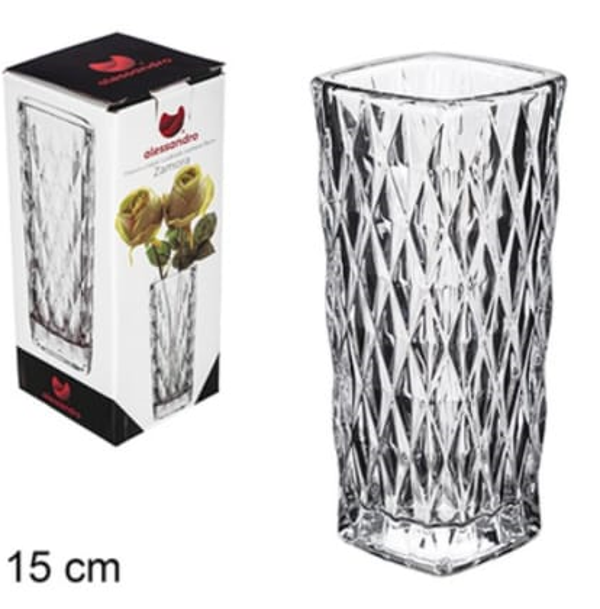 FLORERO CRISTAL ZAMORA 15cm