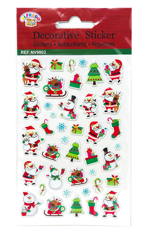 PEGATINAS 3D RELIEVE NAVIDAD (12)
