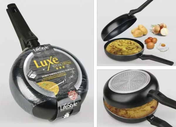 SARTEN DOBLE TORTILLA LUXE LIFESTYLE