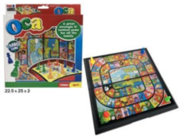 JUEGO DE LA OCA PLEGABLE CAJA