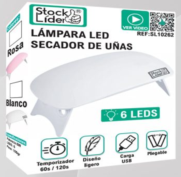 LAMPARA LED SECADOR UÑAS