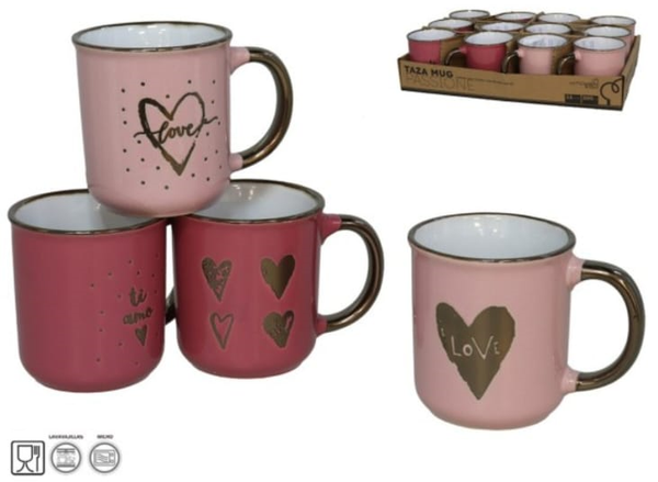 TAZA MUG GRES LOVE 2SURTIDAS (12)