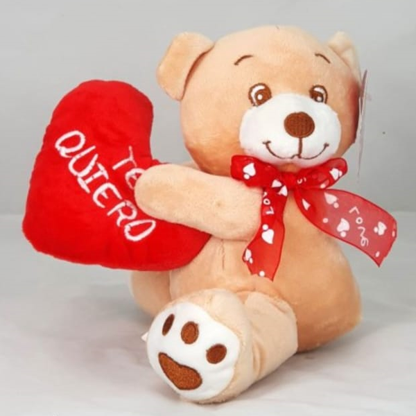 OSO PELUCHE SAN VALENTIN 18cm