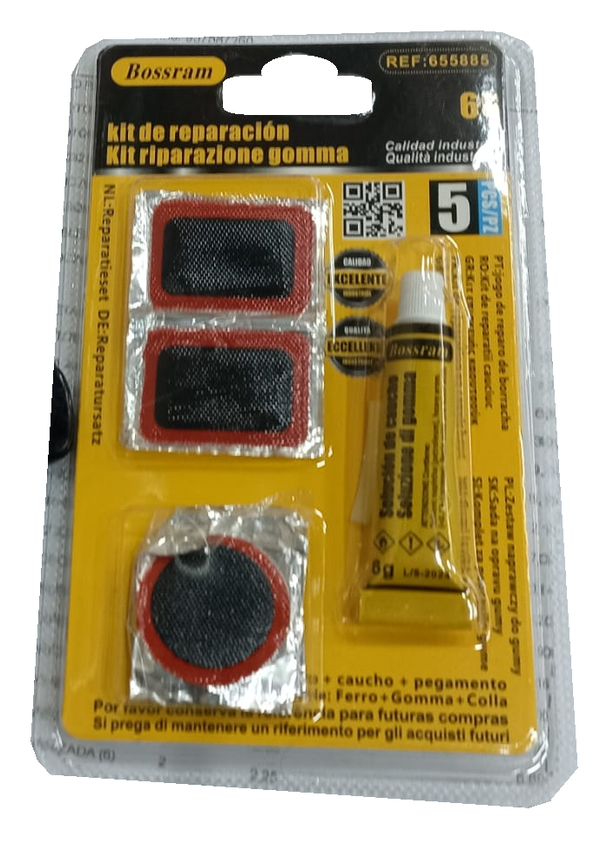 PARCHES BICICLETA 5pz BOSSRAM